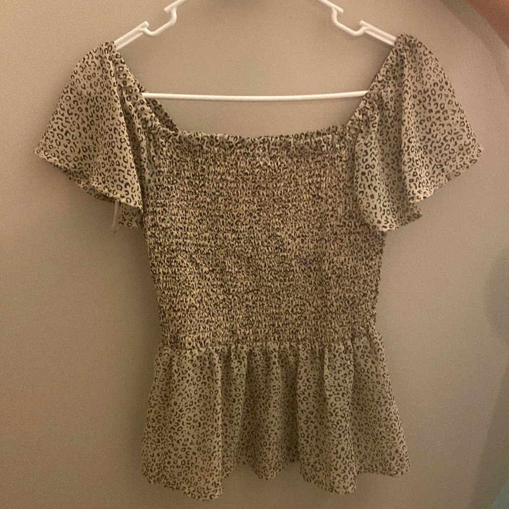Leopard Print Blouse